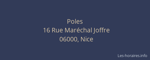 Poles