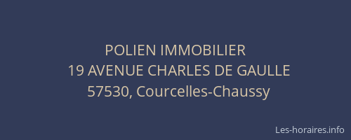 POLIEN IMMOBILIER
