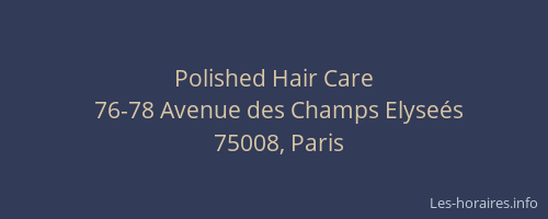 Polished Hair Care