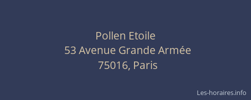 Pollen Etoile