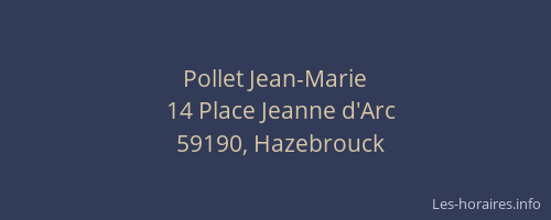 Pollet Jean-Marie
