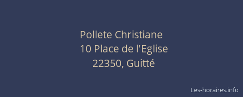 Pollete Christiane