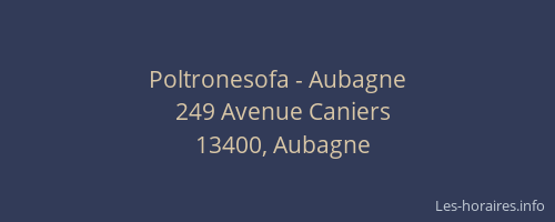 Poltronesofa - Aubagne