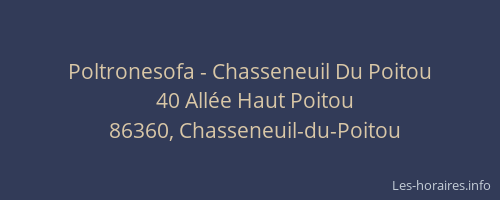 Poltronesofa - Chasseneuil Du Poitou