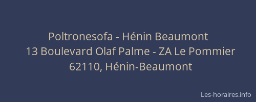 Poltronesofa - Hénin Beaumont