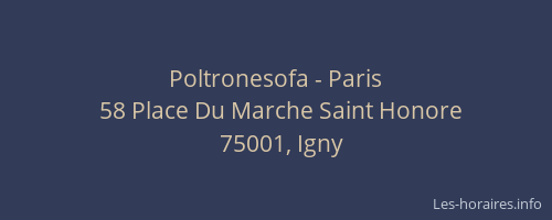 Poltronesofa - Paris
