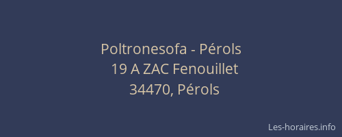 Poltronesofa - Pérols
