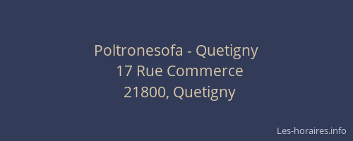 Poltronesofa - Quetigny