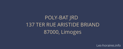 POLY-BAT JRD