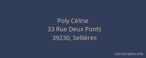 Poly Céline