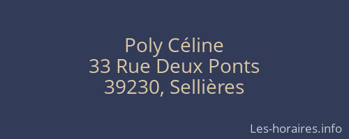 Poly Céline