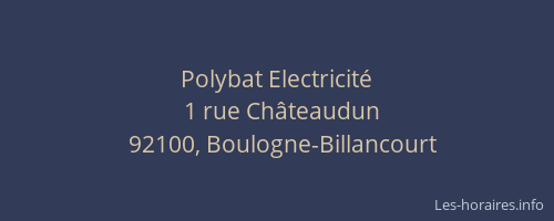 Polybat Electricité