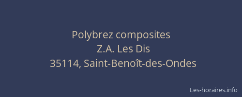Polybrez composites
