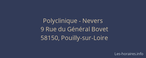 Polyclinique - Nevers