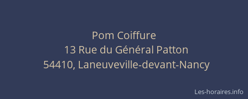 Pom Coiffure