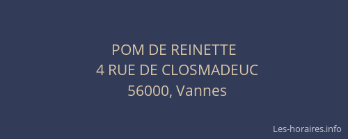 POM DE REINETTE