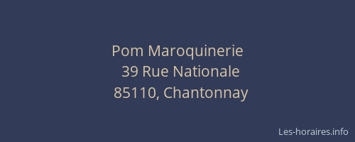 Pom Maroquinerie