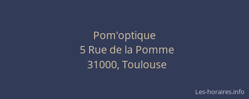 Pom'optique