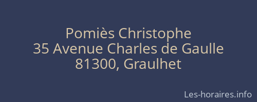 Pomiès Christophe