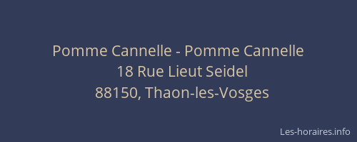 Pomme Cannelle - Pomme Cannelle