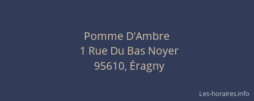 Pomme D'Ambre