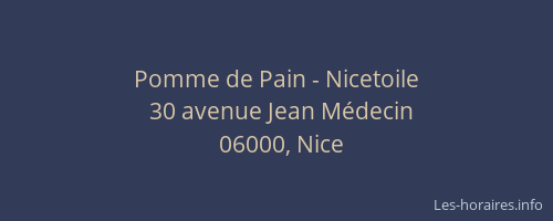 Pomme de Pain - Nicetoile