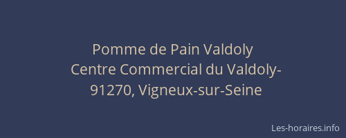 Pomme de Pain Valdoly