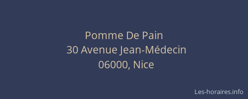 Pomme De Pain