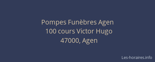 Pompes Funèbres Agen