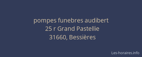pompes funebres audibert
