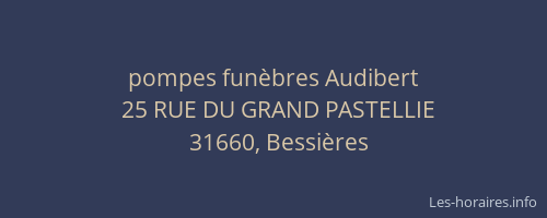 pompes funèbres Audibert