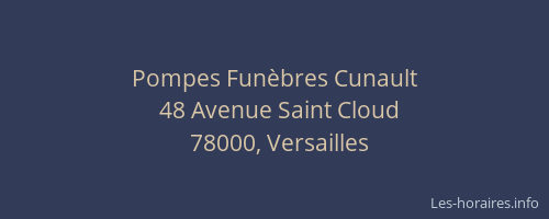 Pompes Funèbres Cunault