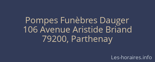 Pompes Funèbres Dauger