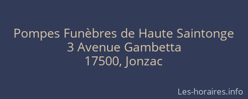 Pompes Funèbres de Haute Saintonge