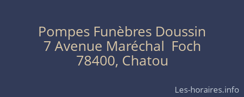 Pompes Funèbres Doussin