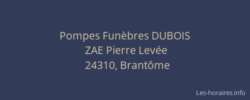 Pompes Funèbres DUBOIS