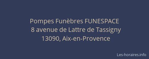 Pompes Funèbres FUNESPACE