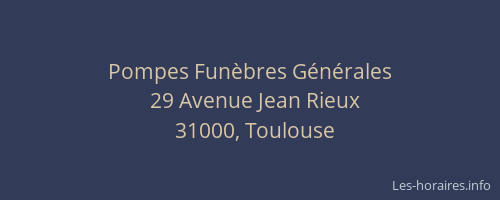 Pompes Funèbres Générales