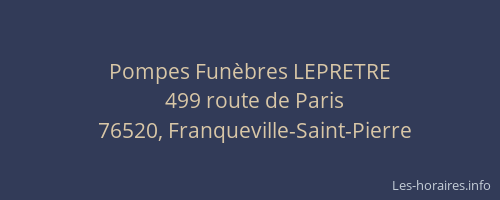 Pompes Funèbres LEPRETRE