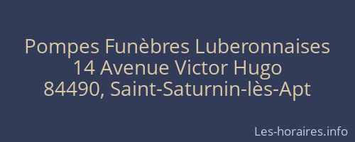 Pompes Funèbres Luberonnaises
