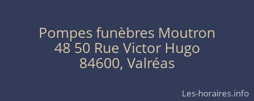 Pompes funèbres Moutron