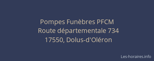 Pompes Funèbres PFCM