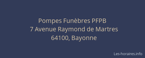 Pompes Funèbres PFPB