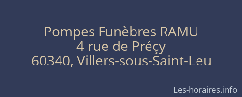 Pompes Funèbres RAMU