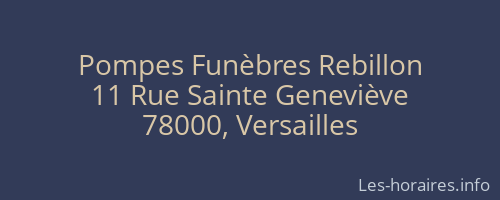 Pompes Funèbres Rebillon