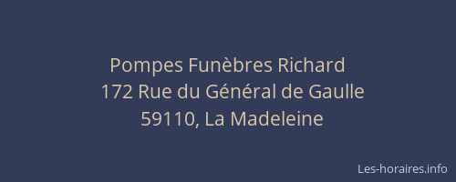 Pompes Funèbres Richard