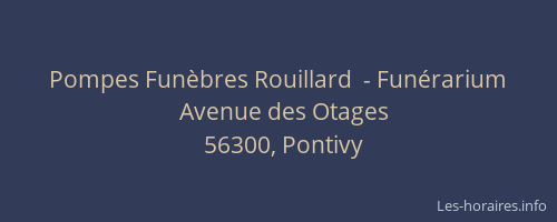 Pompes Funèbres Rouillard  - Funérarium
