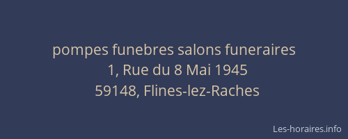pompes funebres salons funeraires