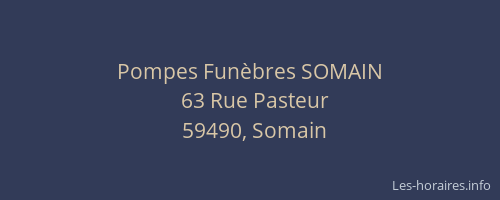 Pompes Funèbres SOMAIN