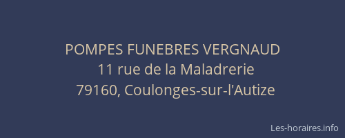 POMPES FUNEBRES VERGNAUD